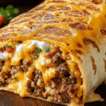 Easy Grilled Cheese Burrito