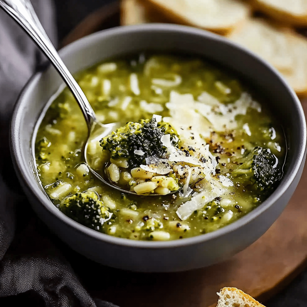 Garlic Italian Broccoli Soup