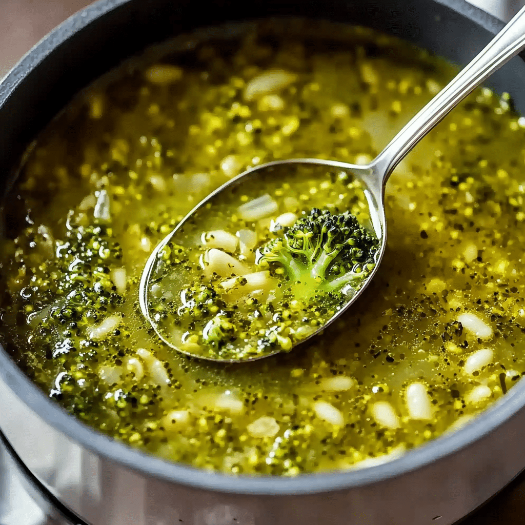 Garlic Italian Broccoli Soup
