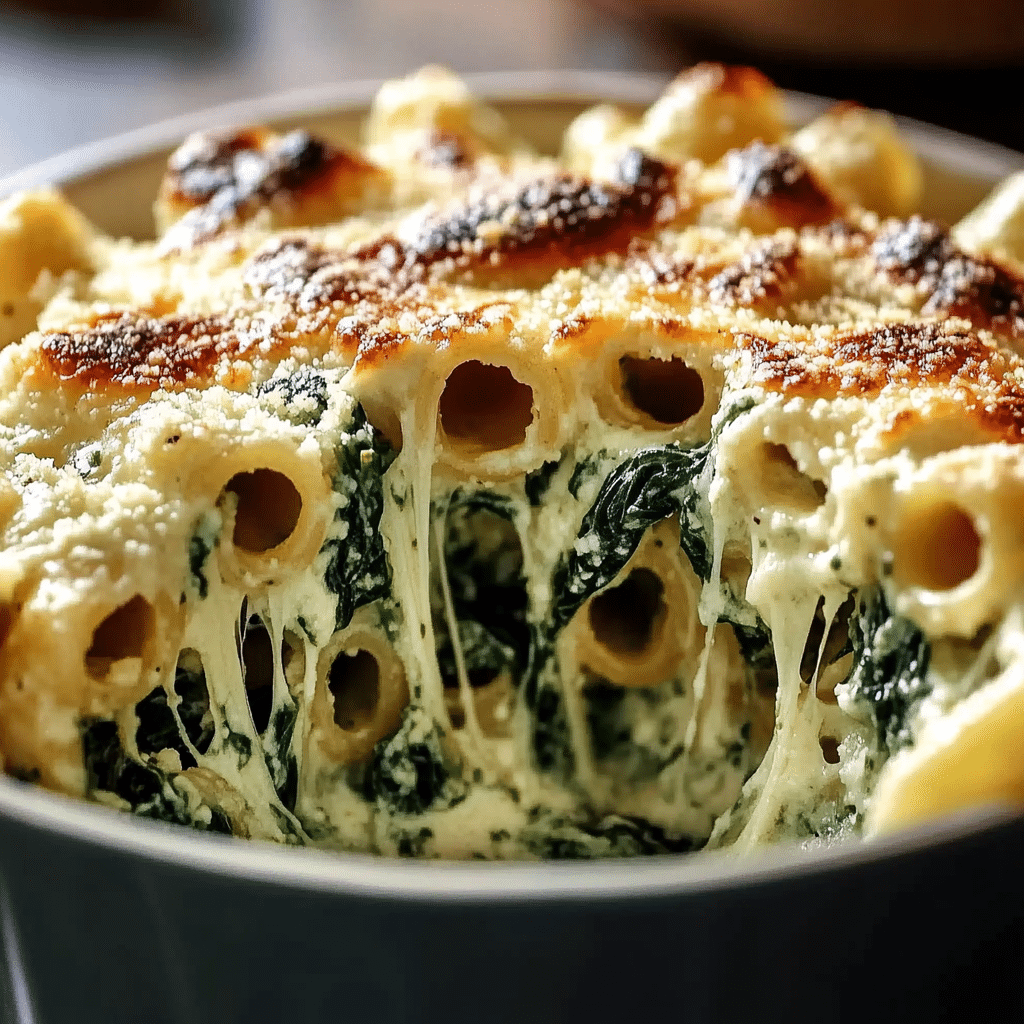Spinach Ricotta Pasta Bake