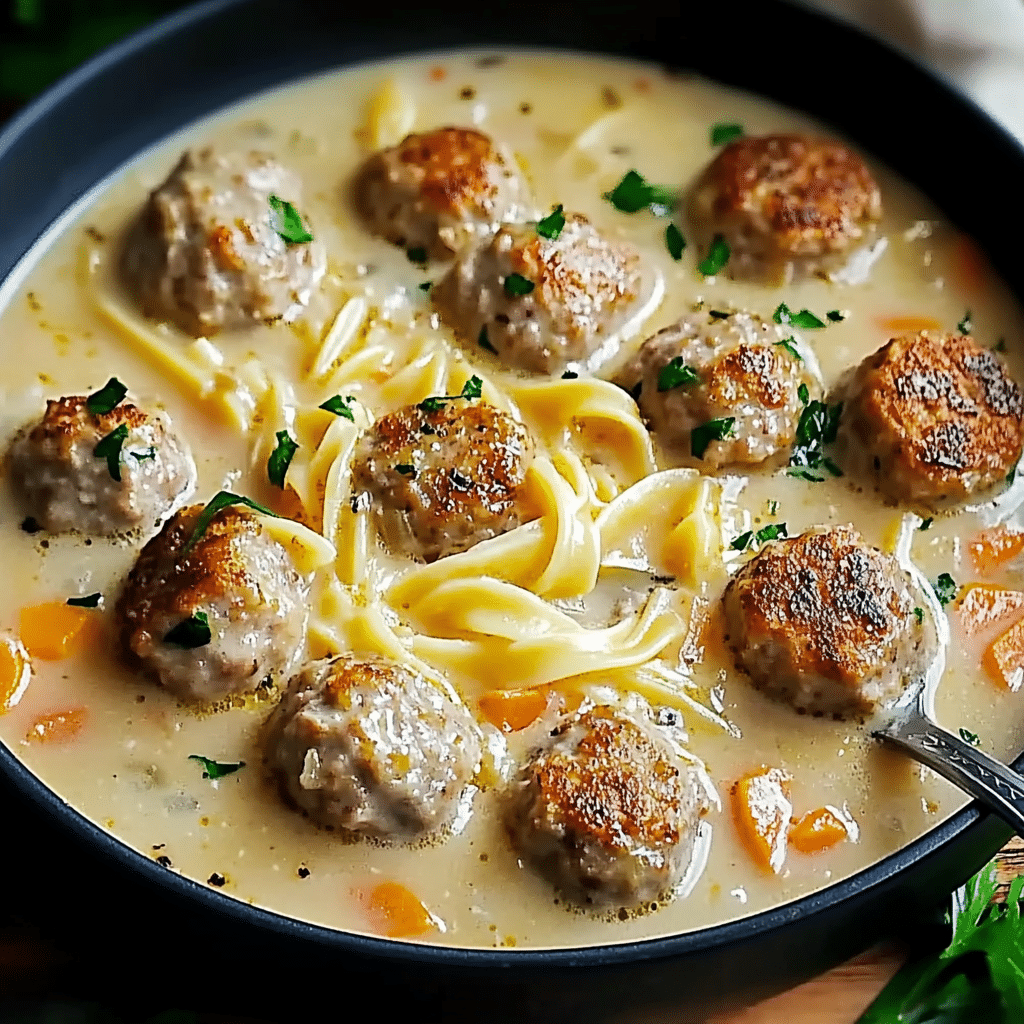 Swedish Meatball Soup