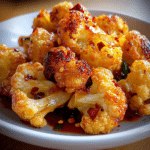Sweet and Spicy Baked Cauliflower