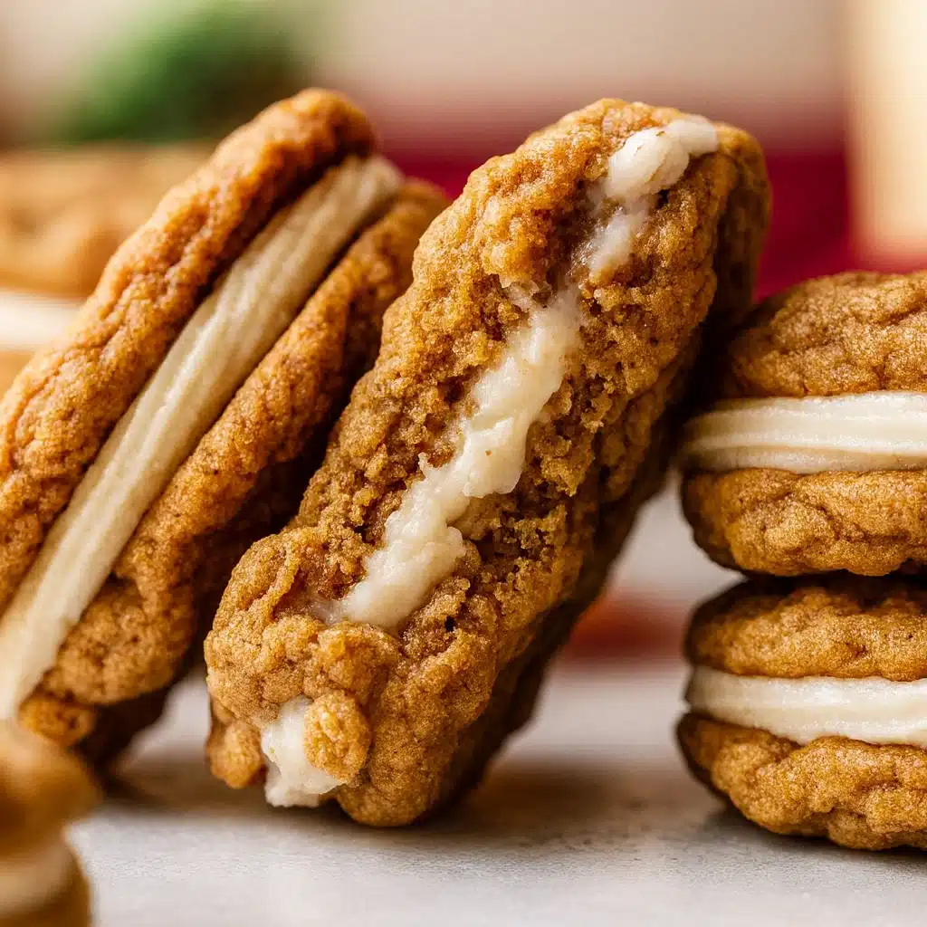 Delightful Eggnog Oatmeal Cream Pies for Festive Baking