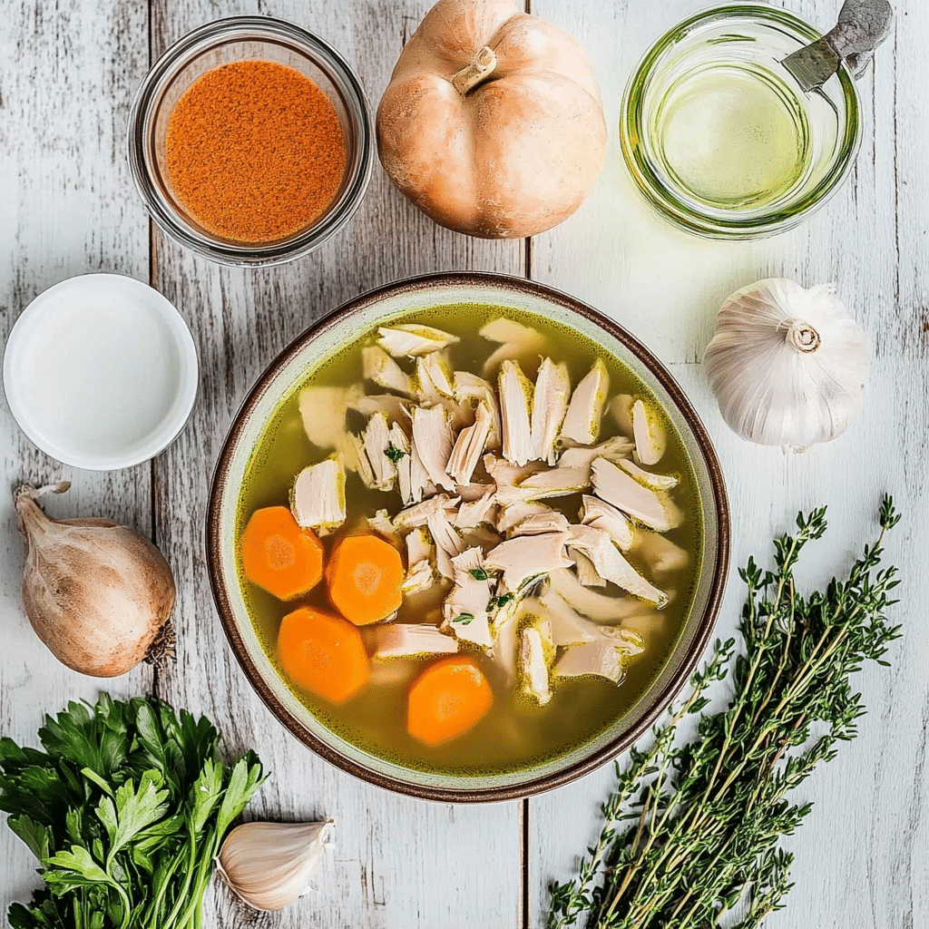 Turkey Soup Recipe ingredients