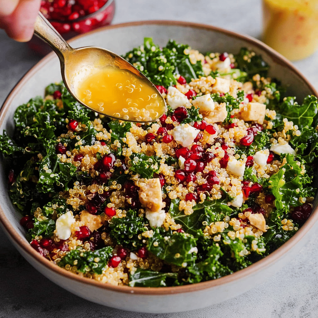 winter kale and quinoa salad