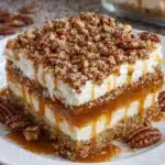 Caramel Pecan Lasagna Squares