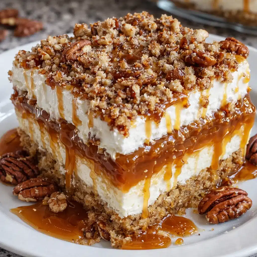 Easy Caramel Pecan Lasagna Squares – A Stunning Dessert Delight