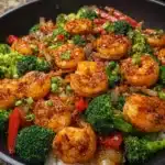 Honey Garlic Shrimp Stirfry recipe