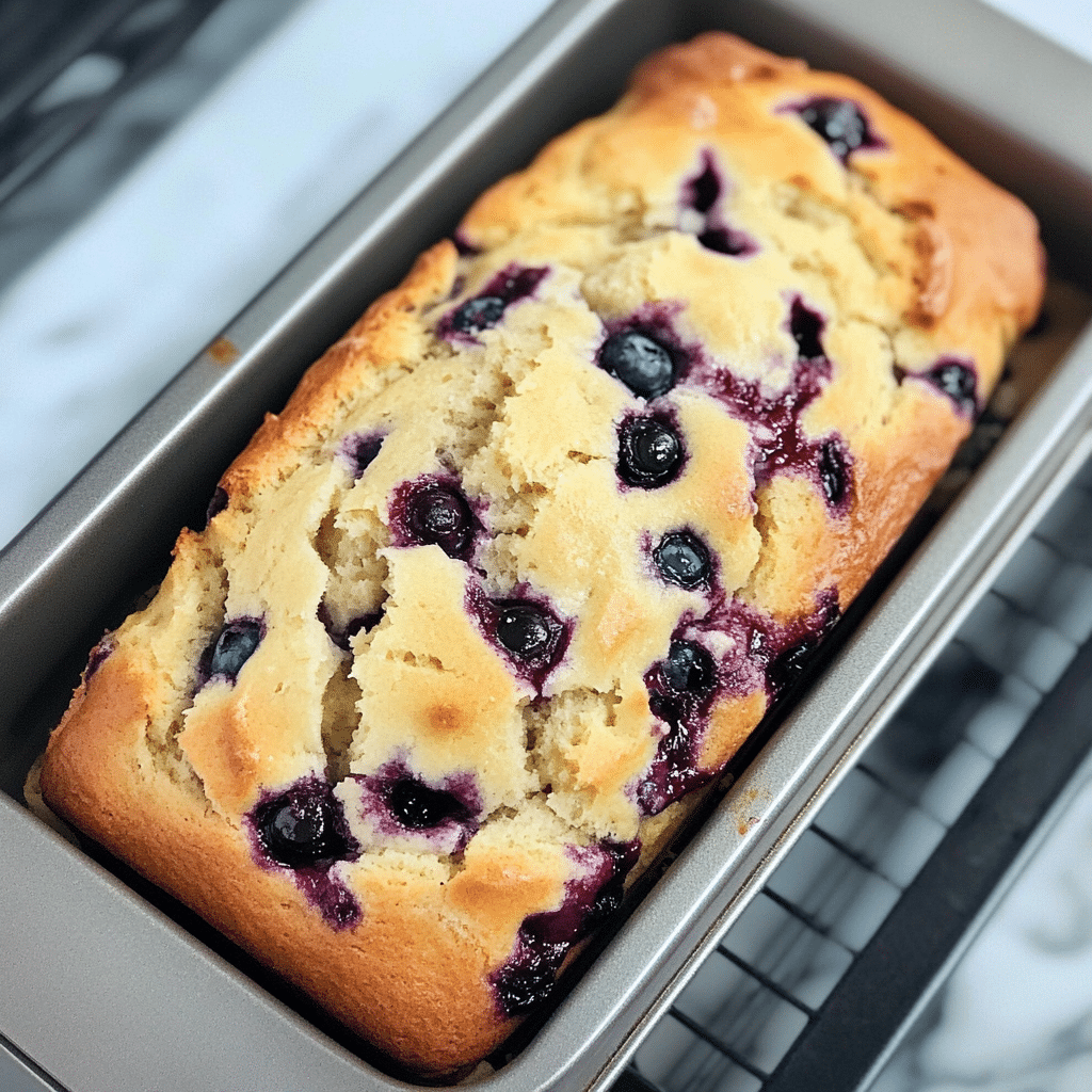 Blueberry Cream Cheese Bread