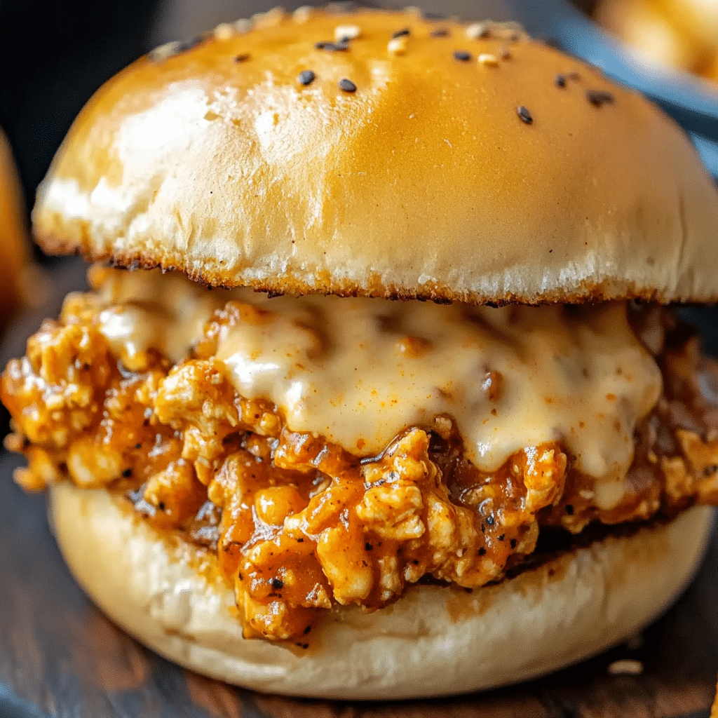 Cajun Chicken Sloppy Joes