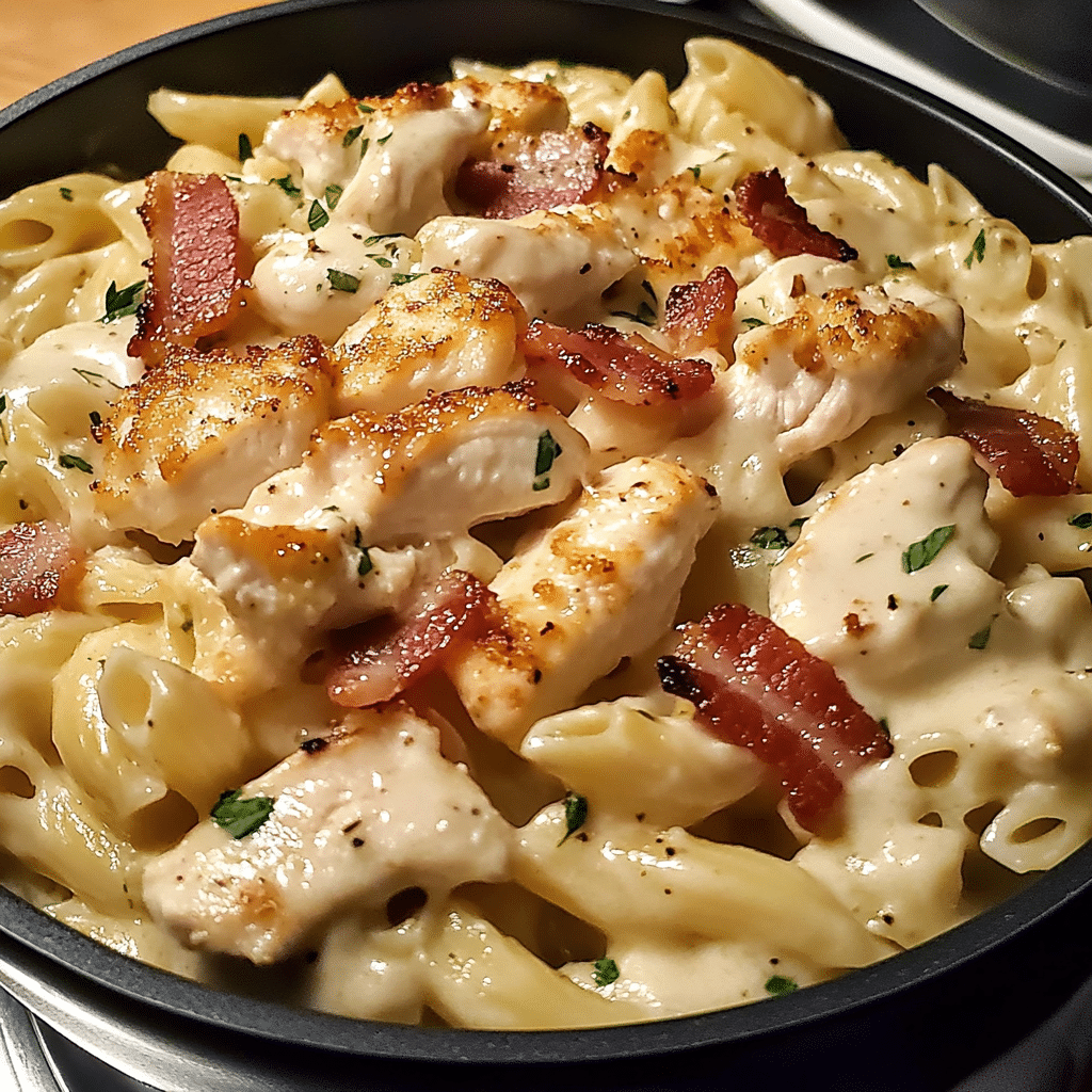 Chicken Bacon Ranch Pasta