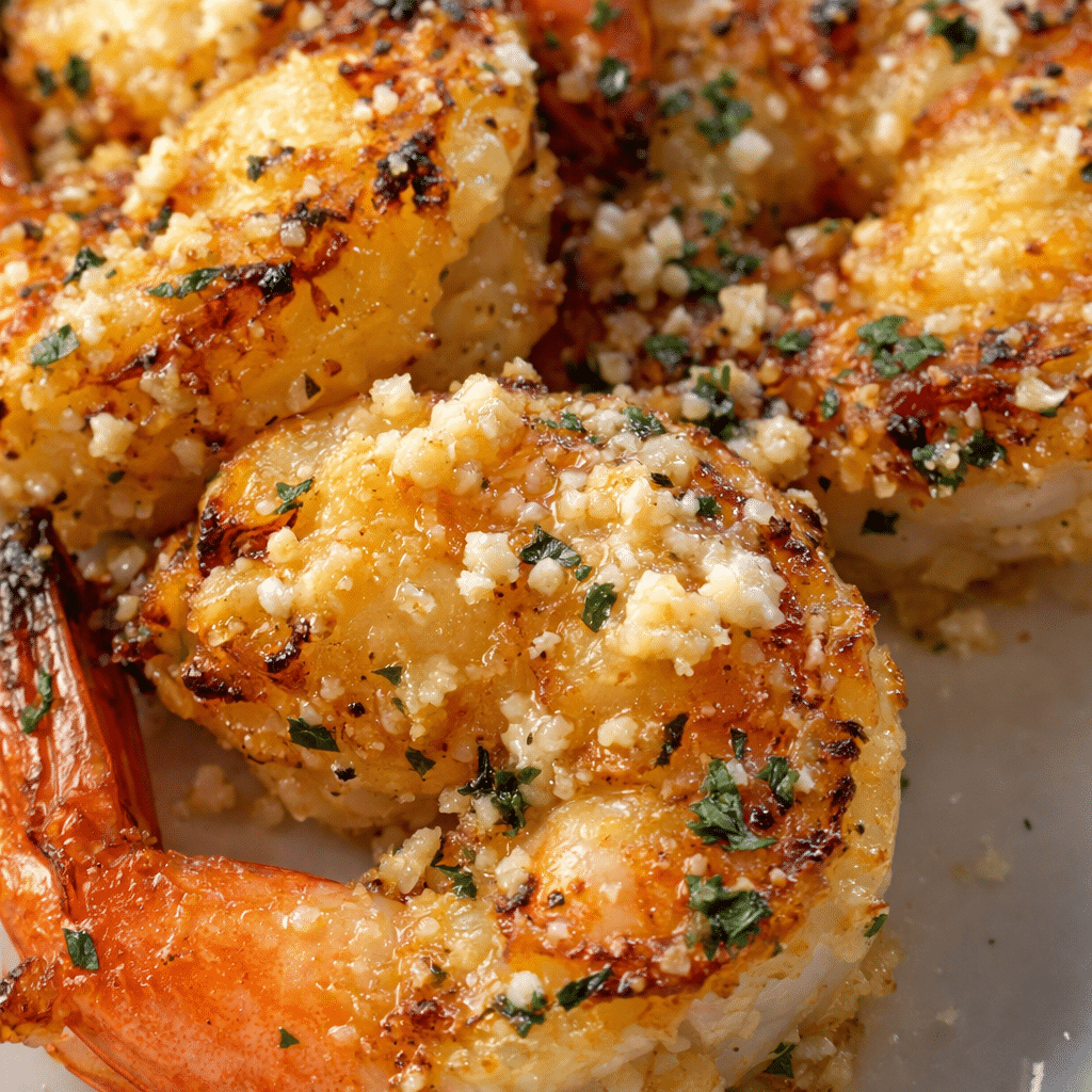 Garlic Parmesan Roasted Shrimp