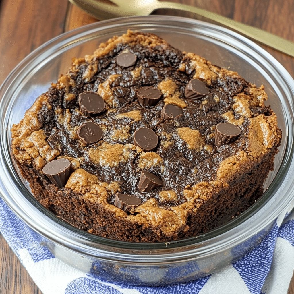 Peanut Butter Cup Dump Cake