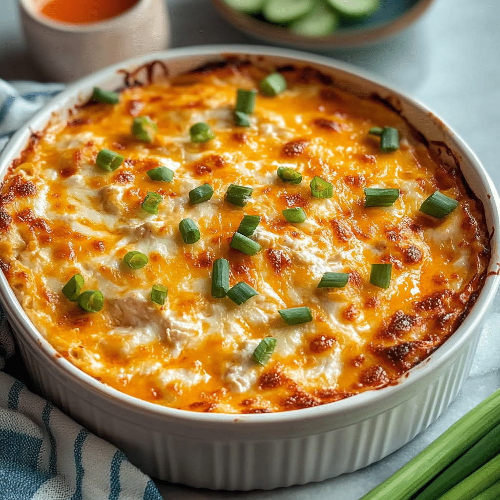 Simple Buffalo Chicken Dip