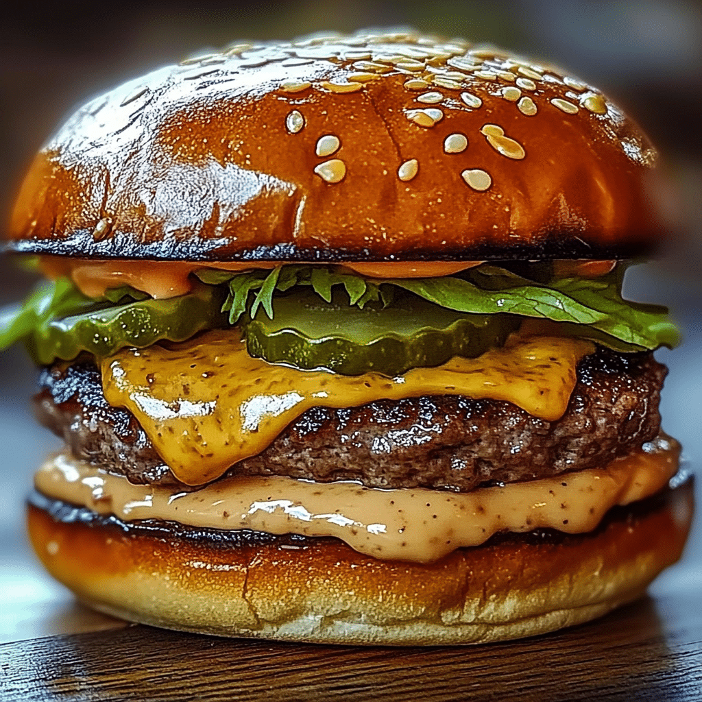 Smash Burger Recipe with Easy Secret Sauce