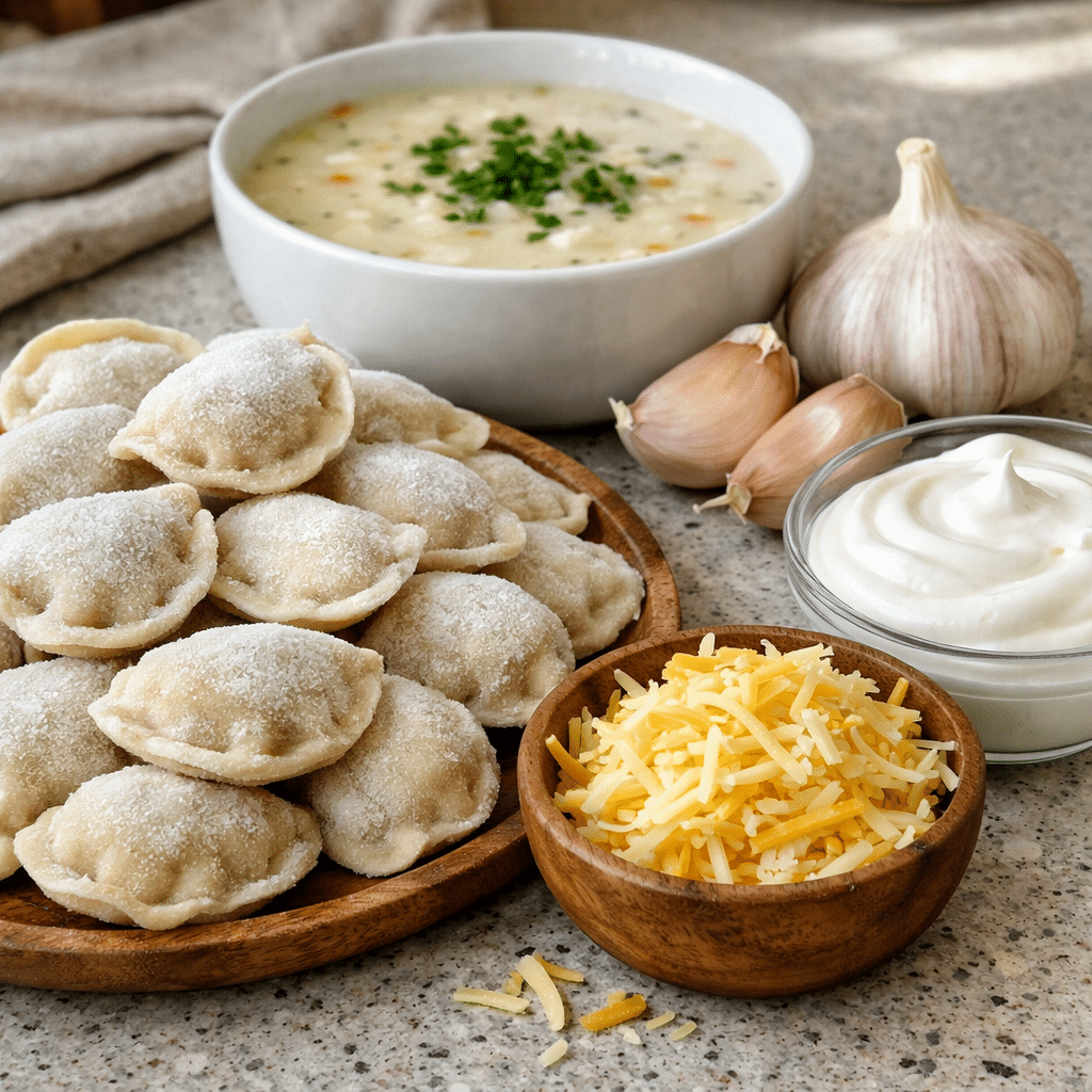 ingredients for dumpling bake recipe