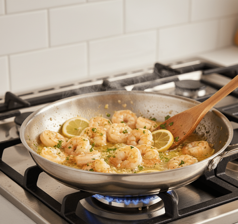 shrimp scampi recipe cooking steps