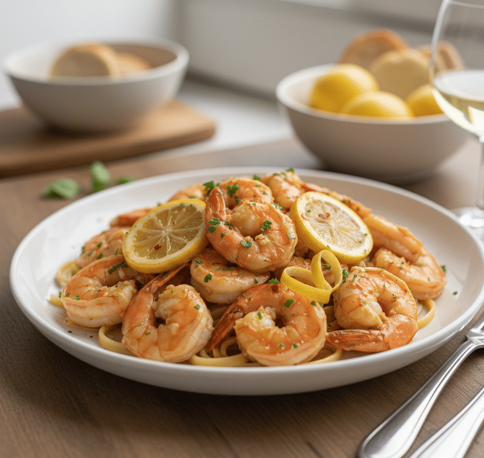 shrimp scampi recipe with pasta