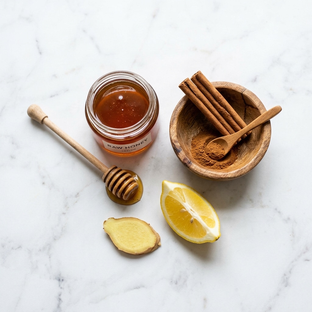  raw honey and Ceylon cinnamon ingredients for weight loss drink