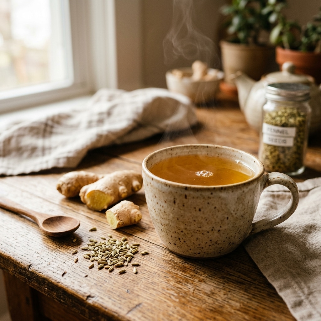 Ginger-Fennel Tummy Tea That Actually Calms Your Stomach
